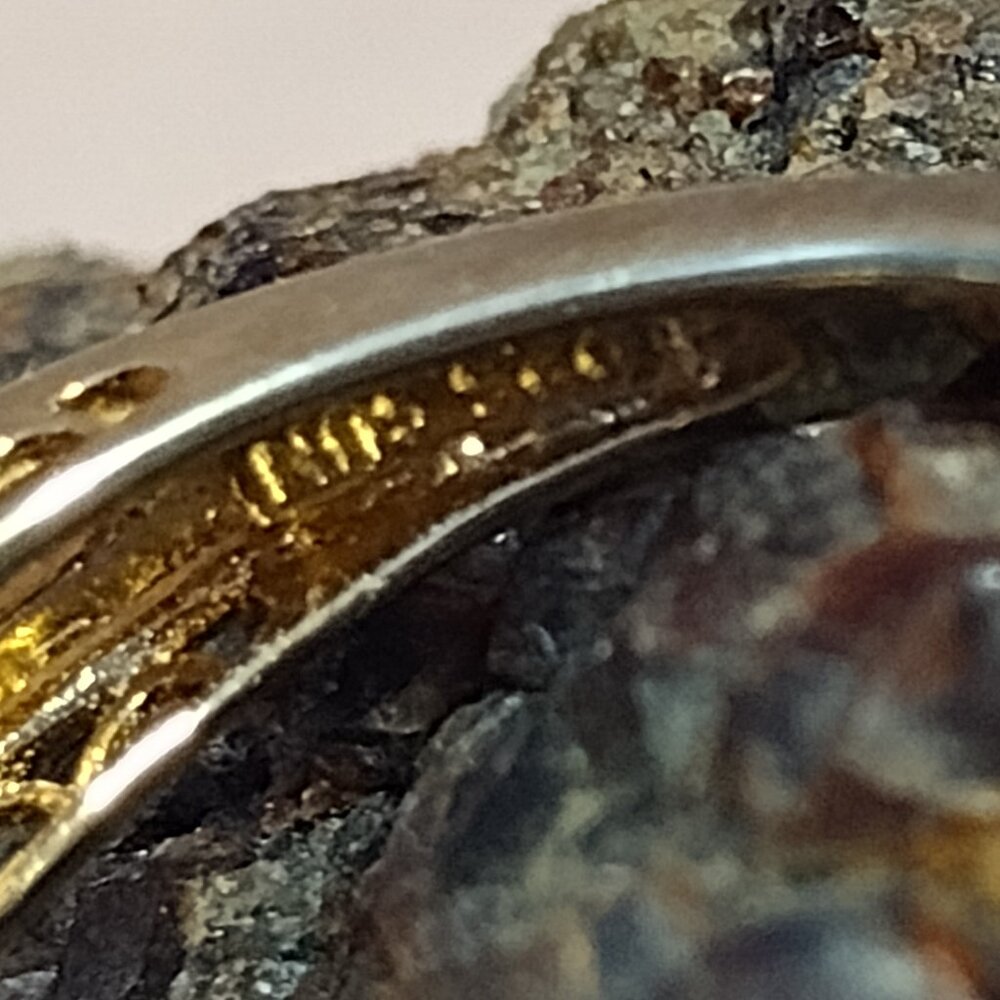 Cz Ruby With Dimond Chips Ring - image 7